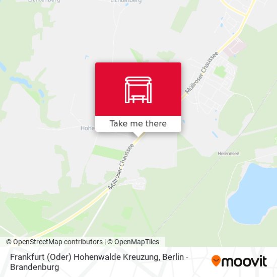 Frankfurt (Oder) Hohenwalde Kreuzung map