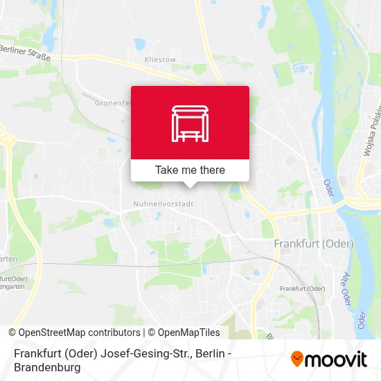 Frankfurt (Oder) Josef-Gesing-Str. map