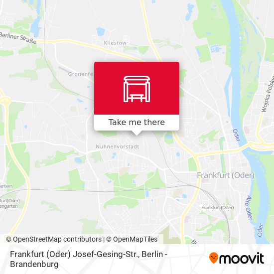Frankfurt (Oder) Josef-Gesing-Str. map