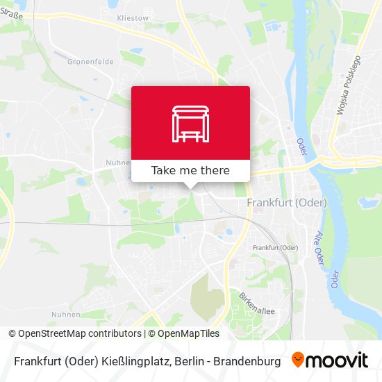 Frankfurt (Oder) Kießlingplatz map