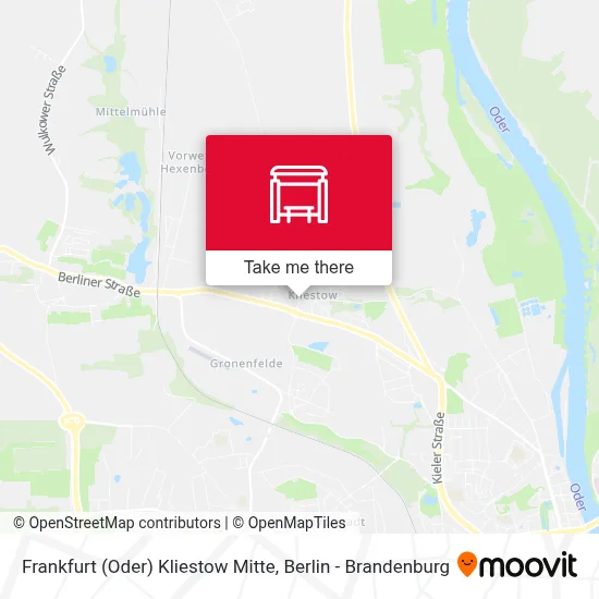 Frankfurt (Oder) Kliestow Mitte map