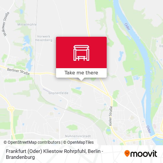 Frankfurt (Oder) Kliestow Rohrpfuhl map