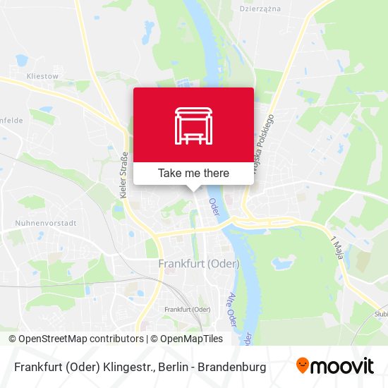 Frankfurt (Oder) Klingestr. map