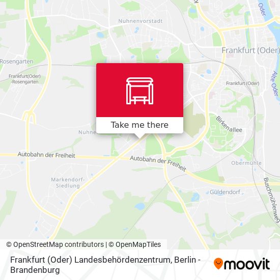 Frankfurt (Oder) Landesbehördenzentrum map