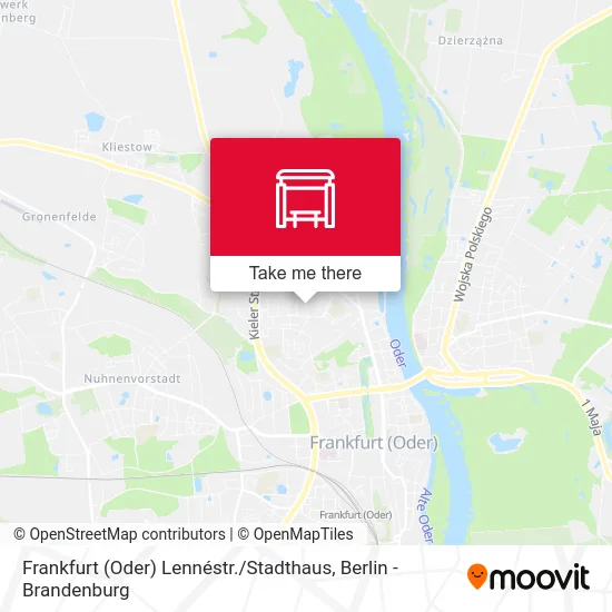 Карта Frankfurt (Oder) Lennéstr. / Stadthaus