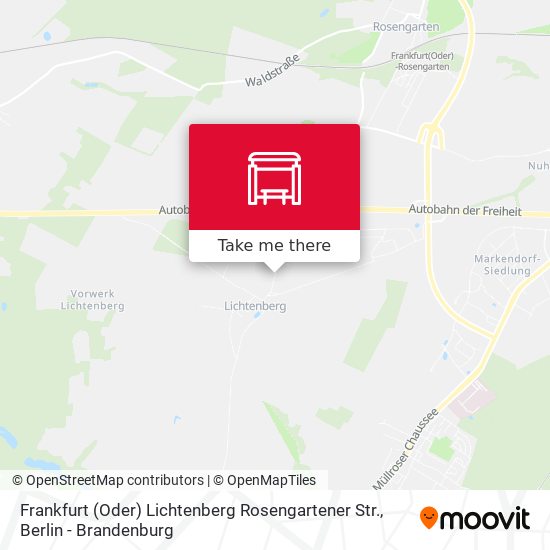 Frankfurt (Oder) Lichtenberg Rosengartener Str. map