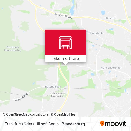 Frankfurt (Oder) Lillihof map