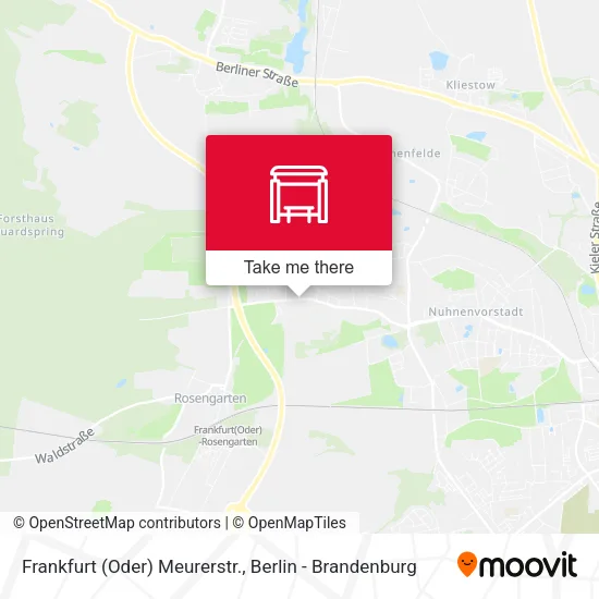 Карта Frankfurt (Oder) Meurerstr.