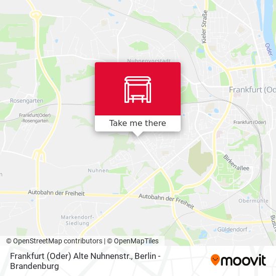 Frankfurt (Oder) Alte Nuhnenstr. map