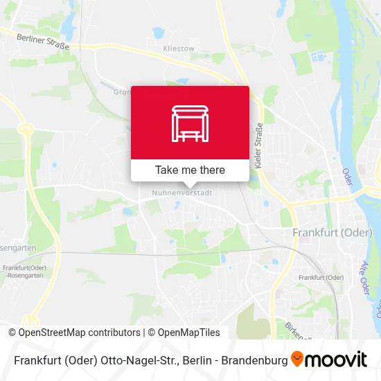 Frankfurt (Oder) Otto-Nagel-Str. map