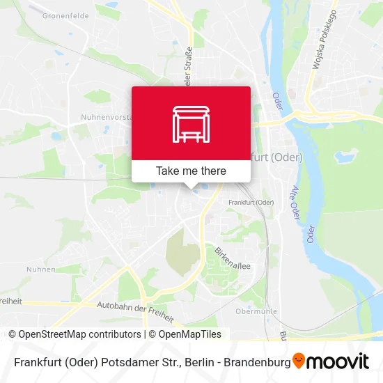 Карта Frankfurt (Oder) Potsdamer Str.