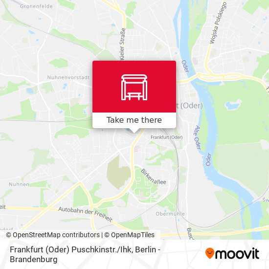 Frankfurt (Oder) Puschkinstr. / Ihk map