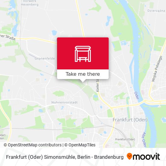 Frankfurt (Oder) Simonsmühle map