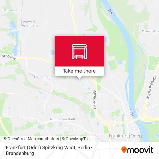 Frankfurt (Oder) Spitzkrug West map
