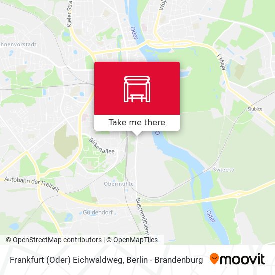 Frankfurt (Oder) Eichwaldweg map