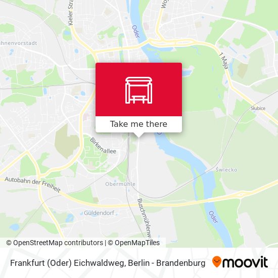 Карта Frankfurt (Oder) Eichwaldweg