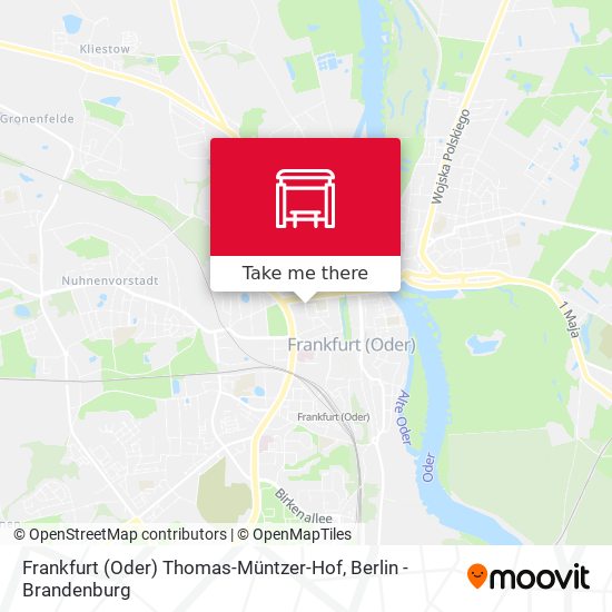 Frankfurt (Oder) Thomas-Müntzer-Hof map