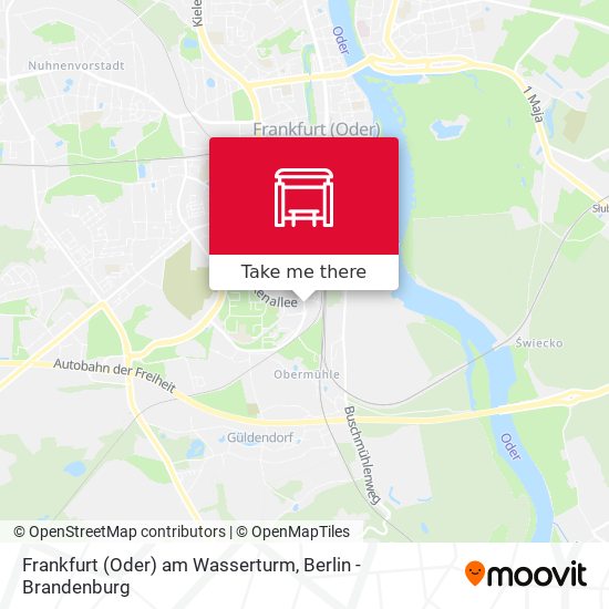 Frankfurt (Oder) am Wasserturm map