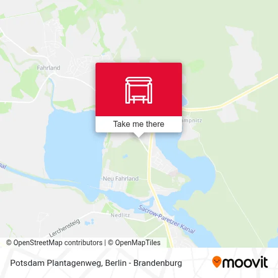 Potsdam Plantagenweg map