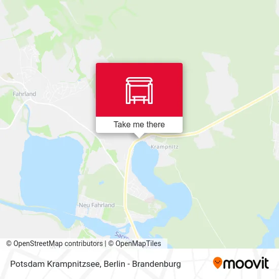 Potsdam Krampnitzsee map