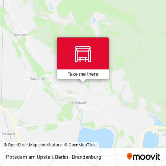 Potsdam am Upstall map