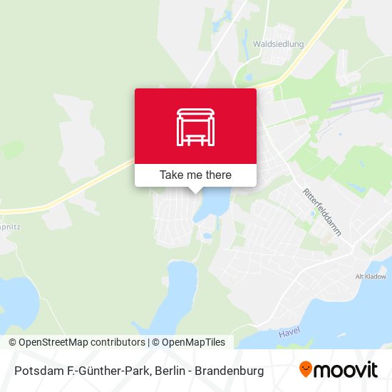 Potsdam F.-Günther-Park map