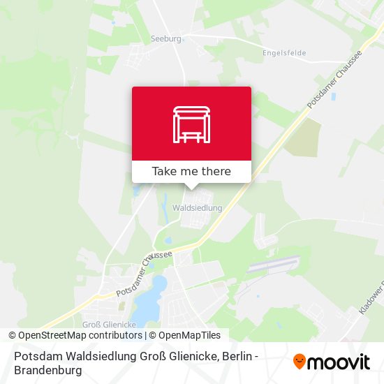 Potsdam Waldsiedlung Groß Glienicke map