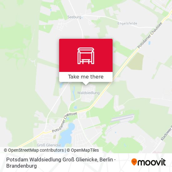 Potsdam Waldsiedlung Groß Glienicke map