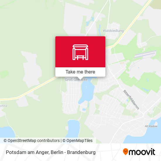 Potsdam am Anger map