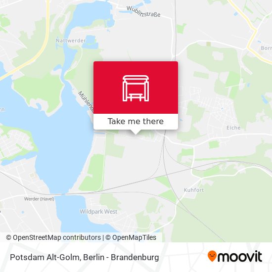 Potsdam Alt-Golm map