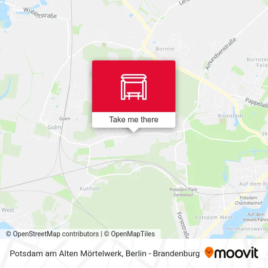 Карта Potsdam am Alten Mörtelwerk