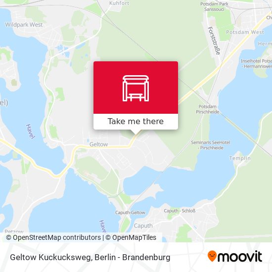Geltow Kuckucksweg map