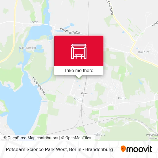 Potsdam Science Park West map