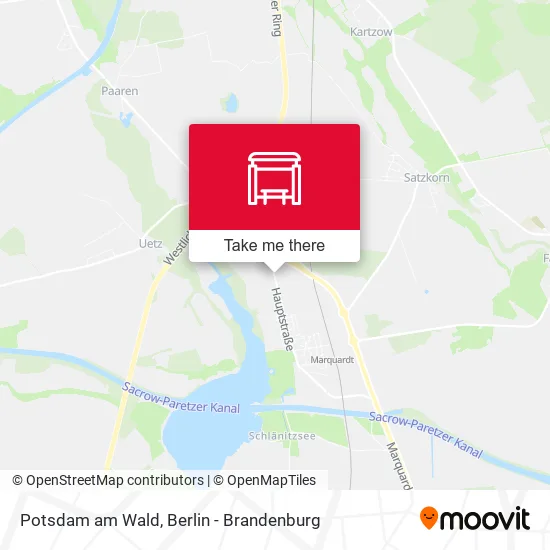 Карта Potsdam am Wald