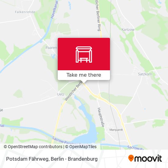 Potsdam Fährweg map