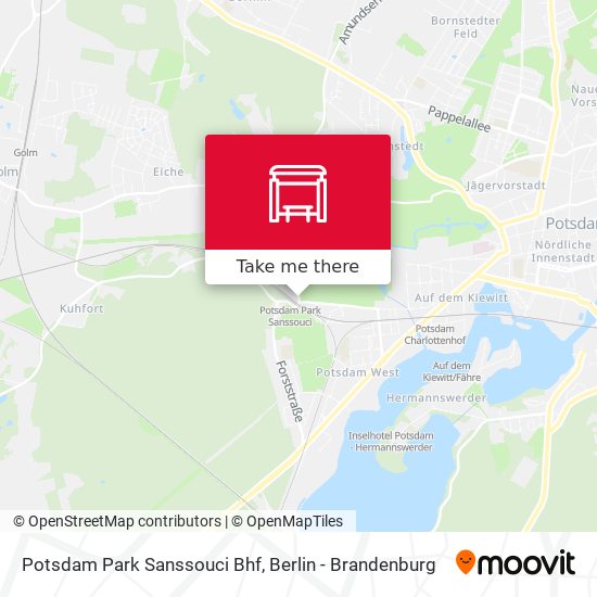 Potsdam Park Sanssouci Bhf map