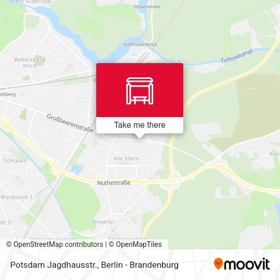 Карта Potsdam Jagdhausstr.