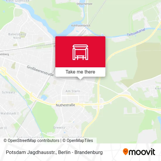 Карта Potsdam Jagdhausstr.