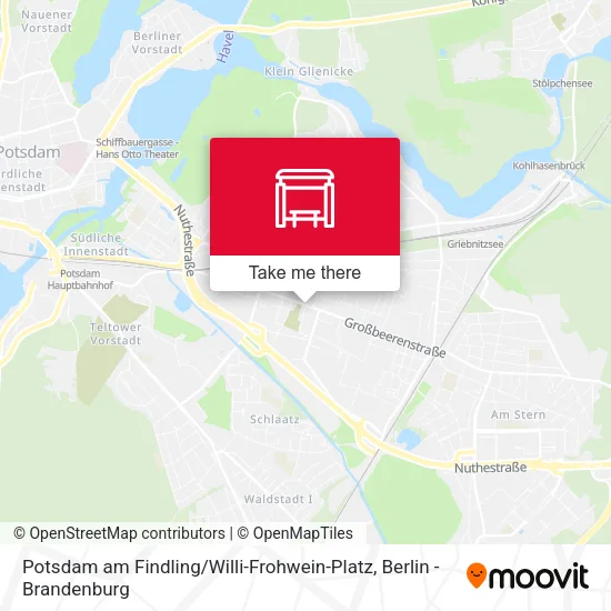 Карта Potsdam am Findling / Willi-Frohwein-Platz