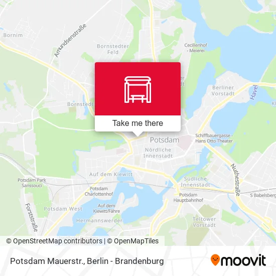 Карта Potsdam Mauerstr.