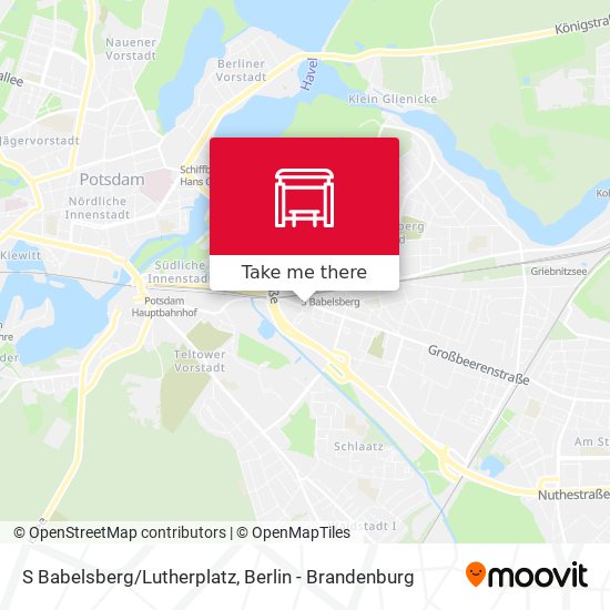 Карта S Babelsberg/Lutherplatz