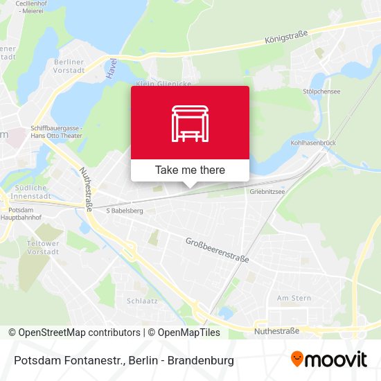 Карта Potsdam Fontanestr.