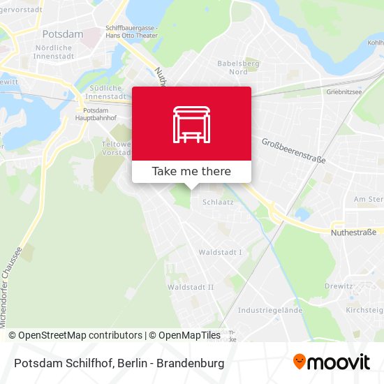 Potsdam Schilfhof map