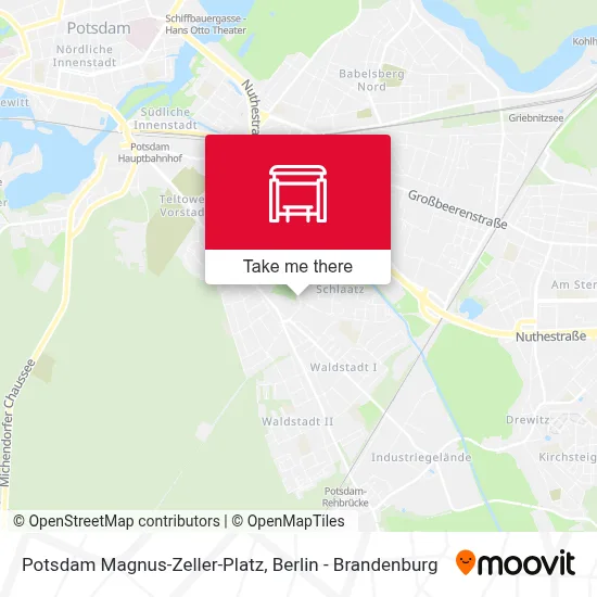 Potsdam Magnus-Zeller-Platz map