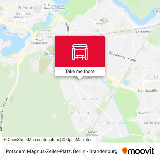 Potsdam Magnus-Zeller-Platz map