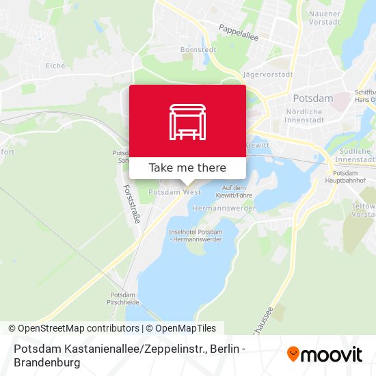 Potsdam Kastanienallee / Zeppelinstr. map