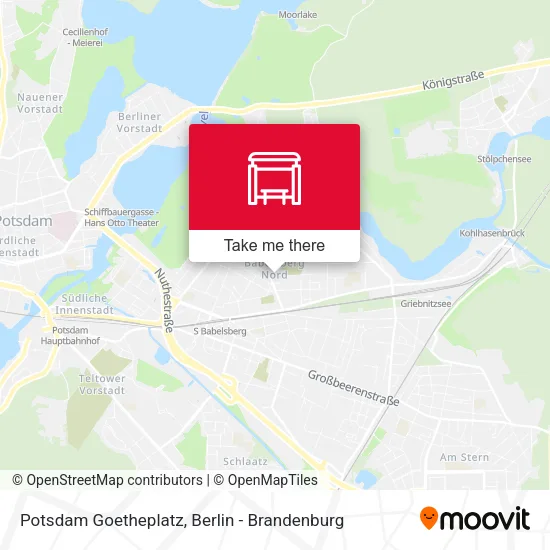 Карта Potsdam Goetheplatz