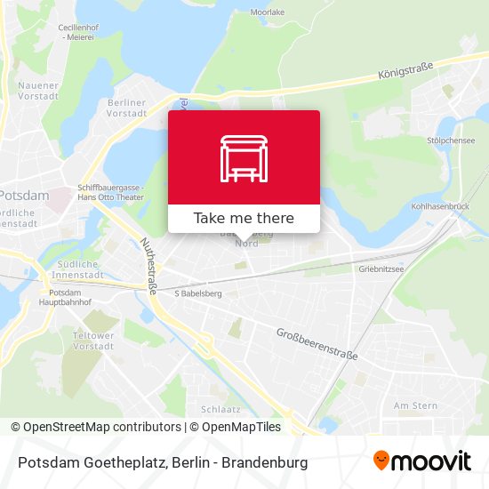 Potsdam Goetheplatz map