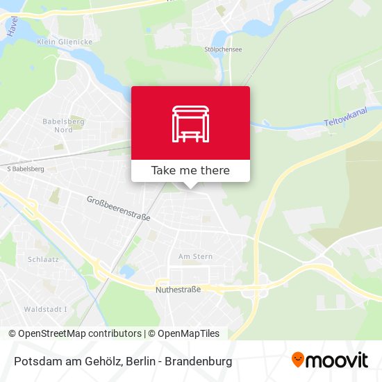 Potsdam am Gehölz map