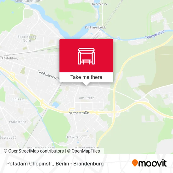 Potsdam Chopinstr. map